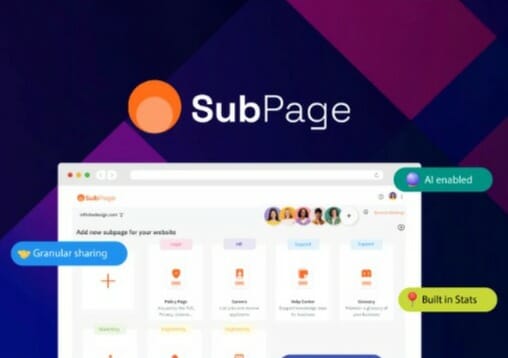 SubPage Lifetime deal